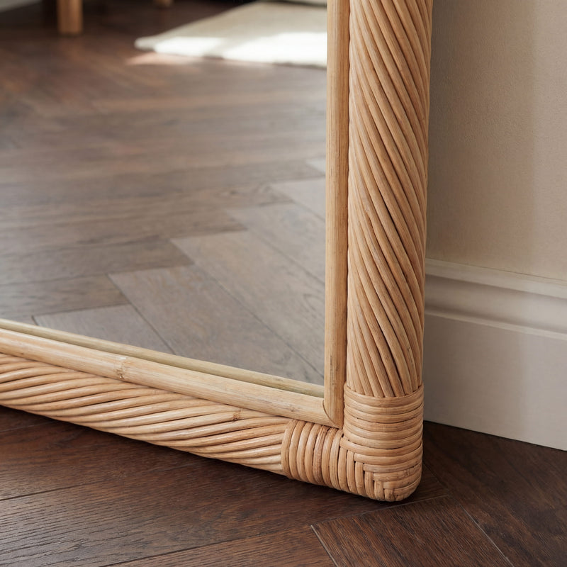 Citra Teak Leaning Mirror