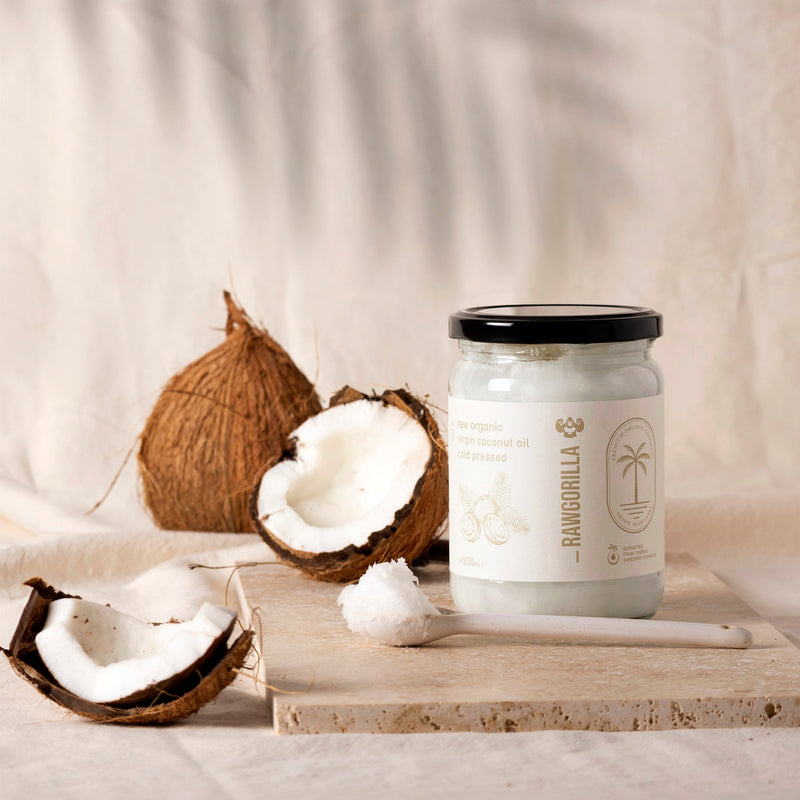Raw Organic Virgin Coconut Oil - 500ml - RAWGORILLA