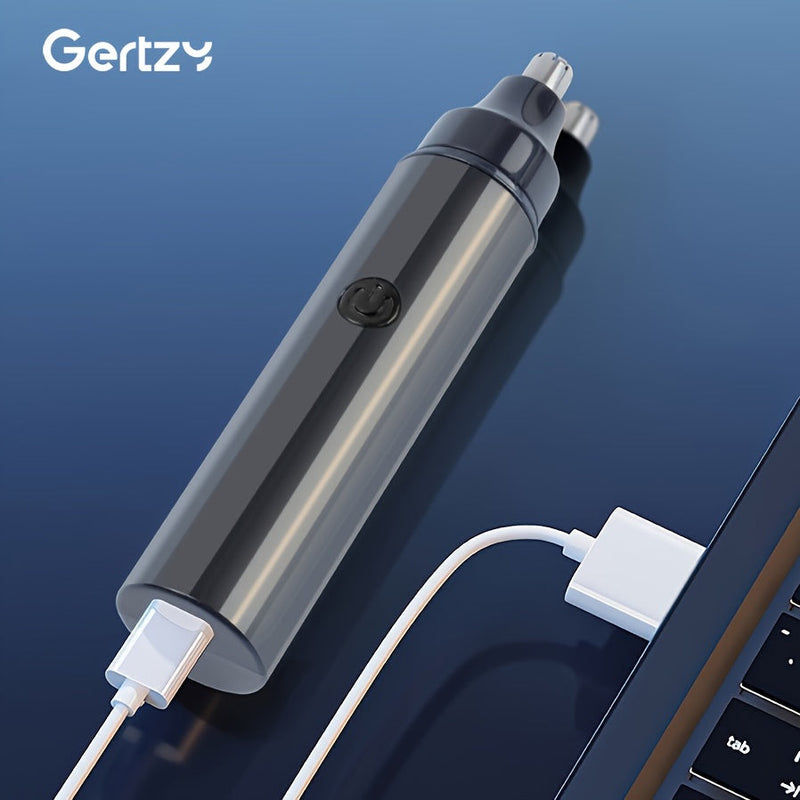 Rechargeable Nose & Ear Hair Trimmer - USB Electric Painless Facial, Eyebrow & Nose Hair Remover