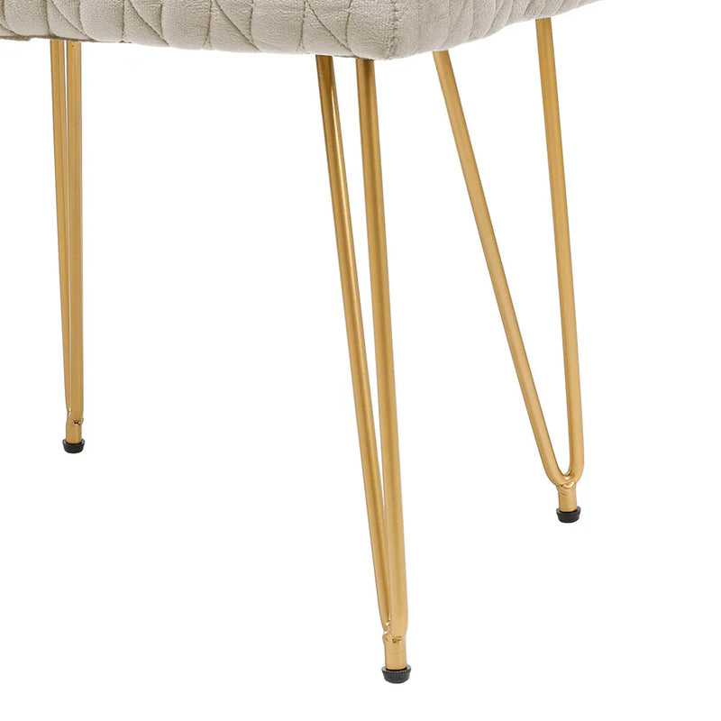 Rectangular Upholstered Storage Stool - Multifunctional Dressing Table Chair