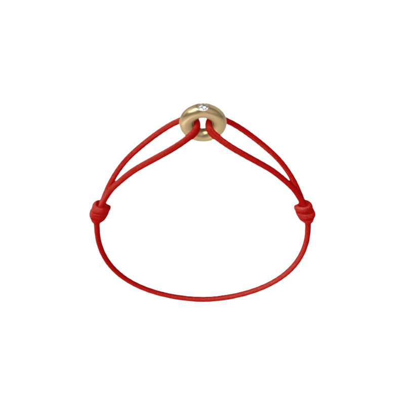 Mini Golden Soho Diamond Cord Bracelet