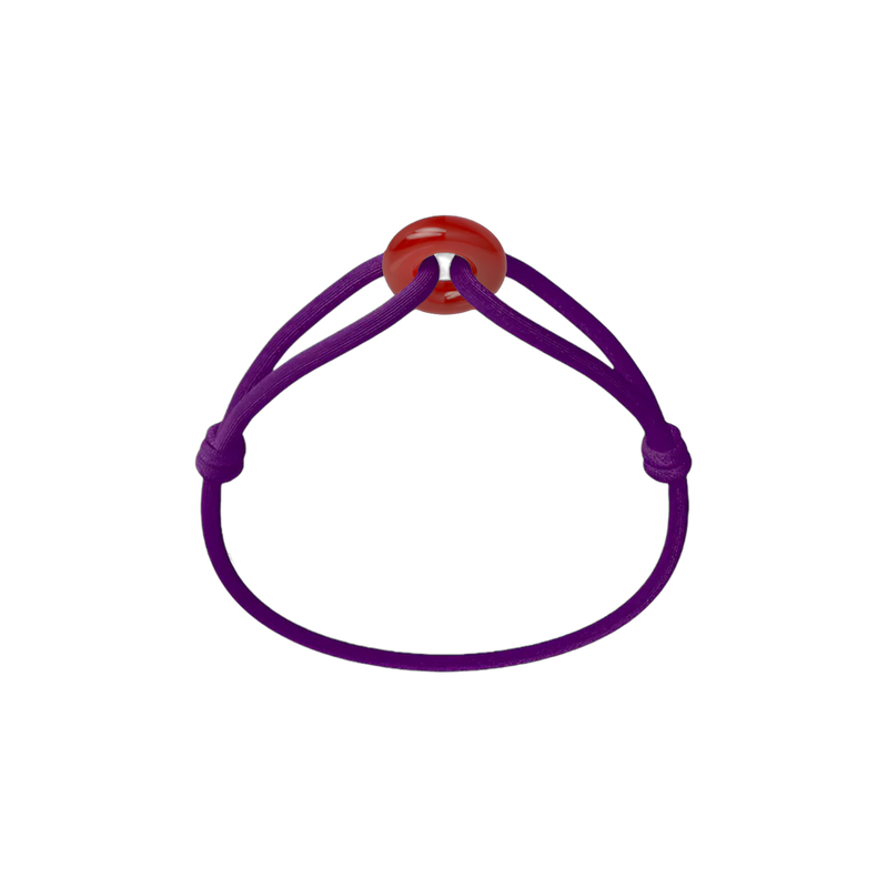 Red Soho Cord Bracelet