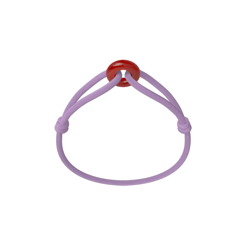 Red Soho Cord Bracelet