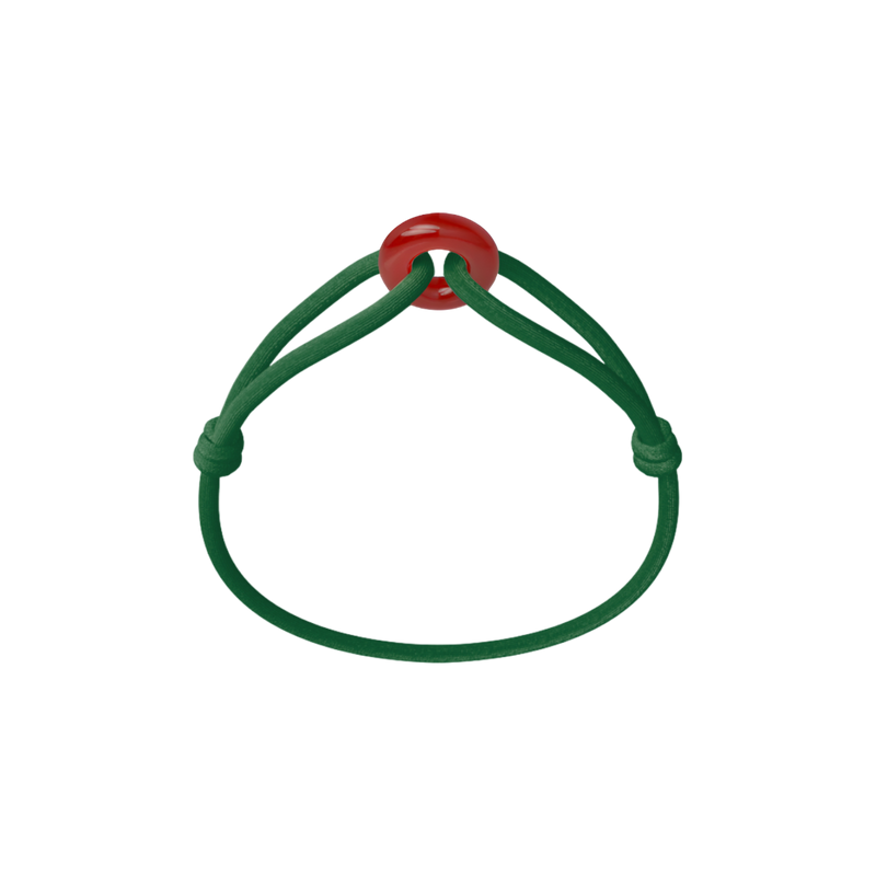 Red Soho Cord Bracelet