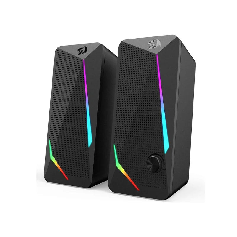 Redragon GS510 Waltz RGB Desktop Speakers, Computer Stereo Speaker with LED Light