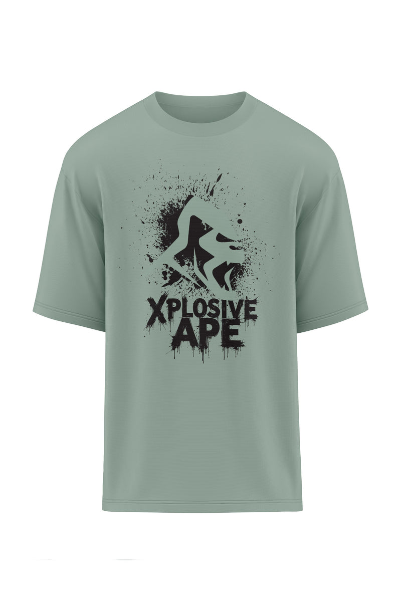 XAPE Rep Bleed Oversized Tee - Sage