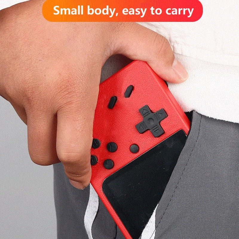 Retro Handheld Game Console - Classic Mini Gaming Device with 100+ Games, Rechargeable, TV Output Compatible