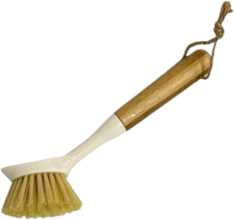 Bamboo Washing Up Brush Reusable 23cm Eco Kitchen Cleaner