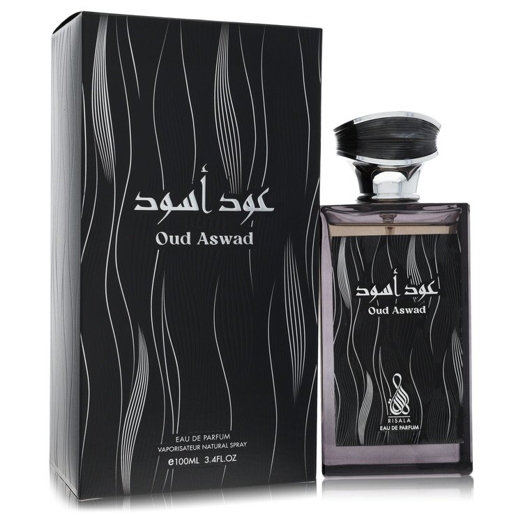 Risala Eau De Parfum Spray for Men 3.4 oz / 100 ml Oud Aswad