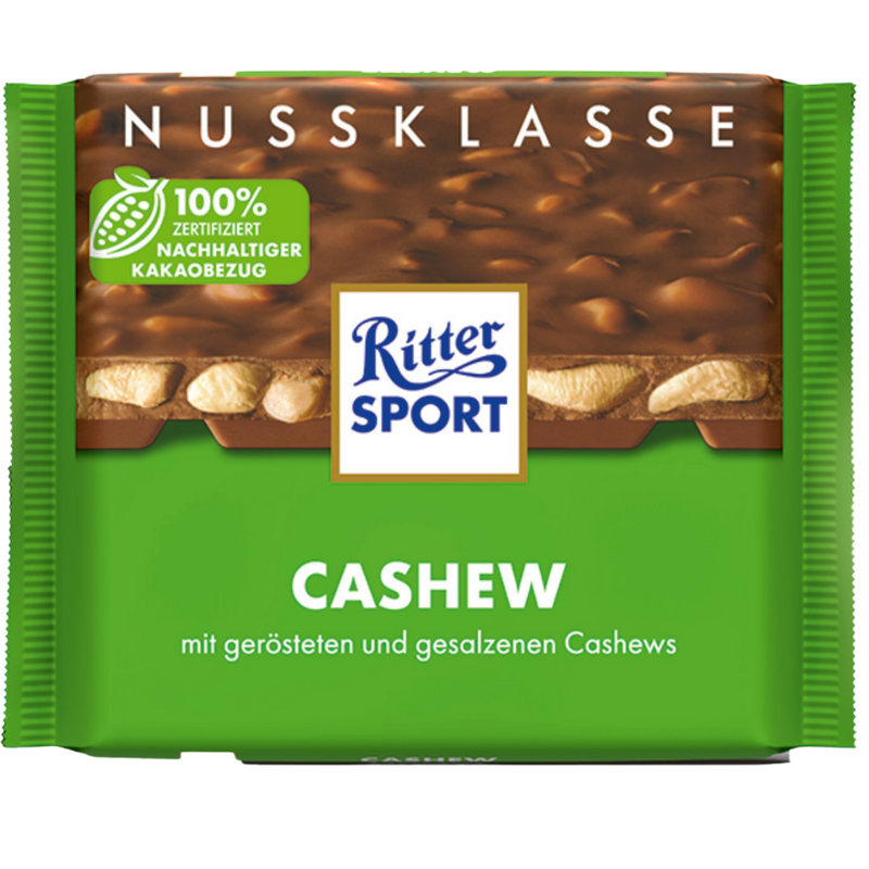 Ritter Sport | Cashew Milk Chocolate Bar | 100g