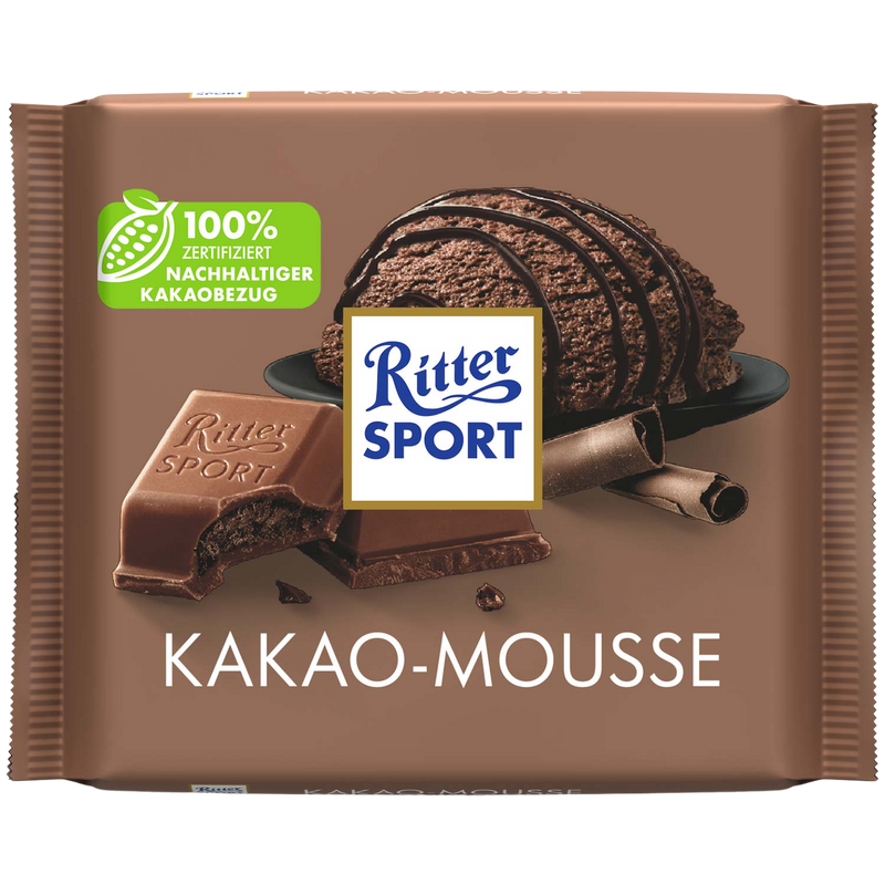 Ritter Sport | Cocoa Mousse Milk Chocolate Bar | 100g