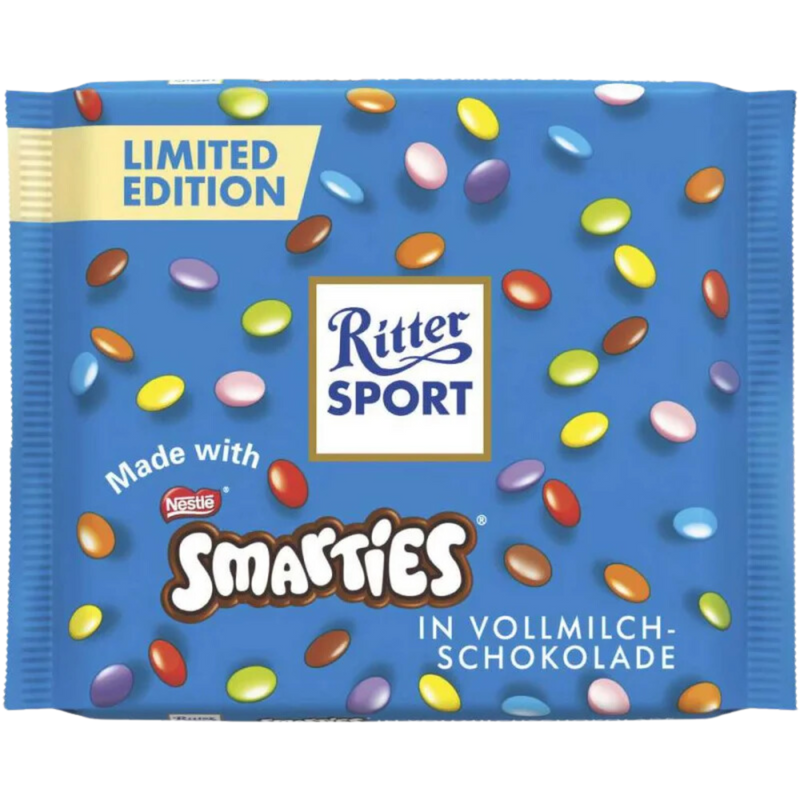 Ritter Sport | Milk Chocolate Smarties Bar | 100g
