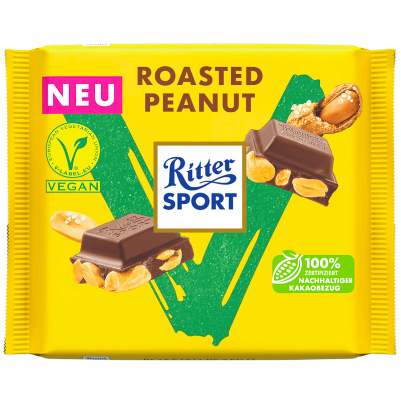 Ritter Sport Vegan Roasted Peanuts | 100g