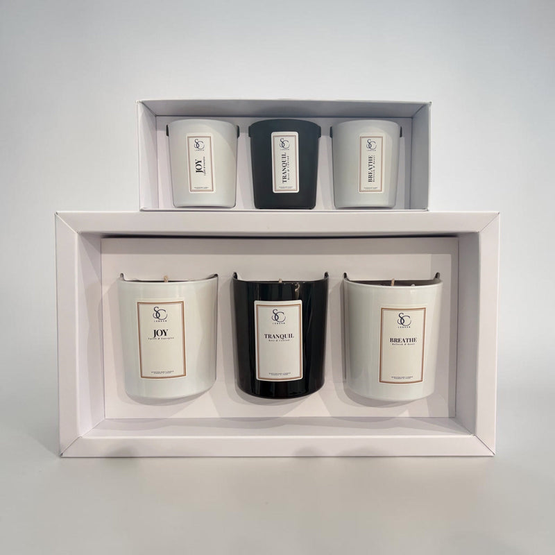 Luxury Therapy Candle Gift Set – The Ritual Collection | 3 x 30cl Soy Candles