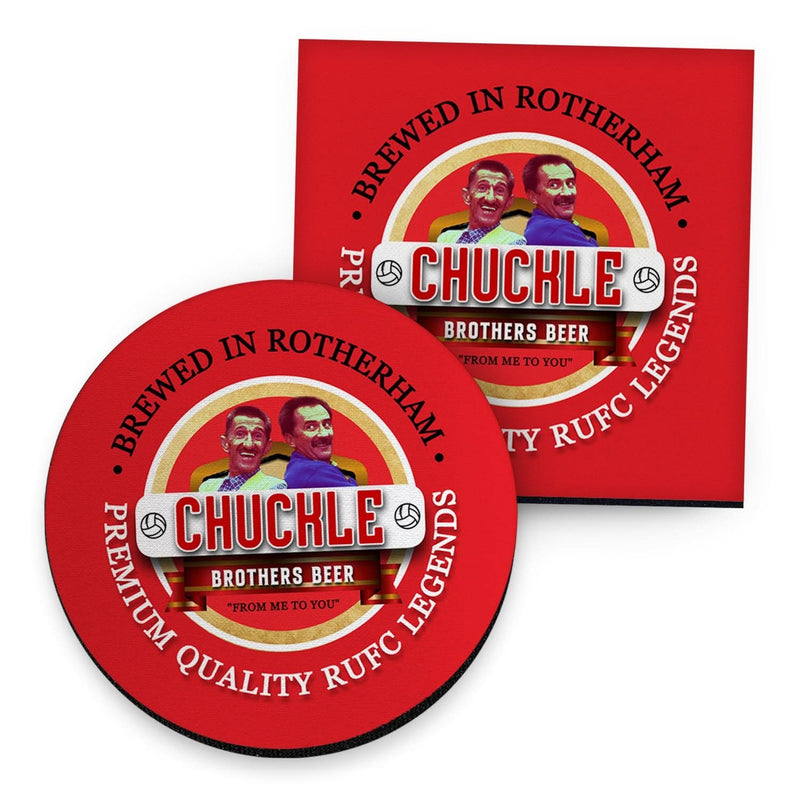 Rotherham Chuckle - Football Coaster - Square Or Circle