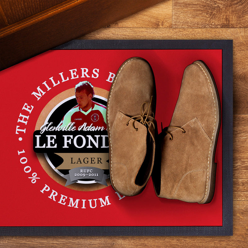 Rotherham Lefondre  - Football Legends - Door Mat -60cm X 40cm