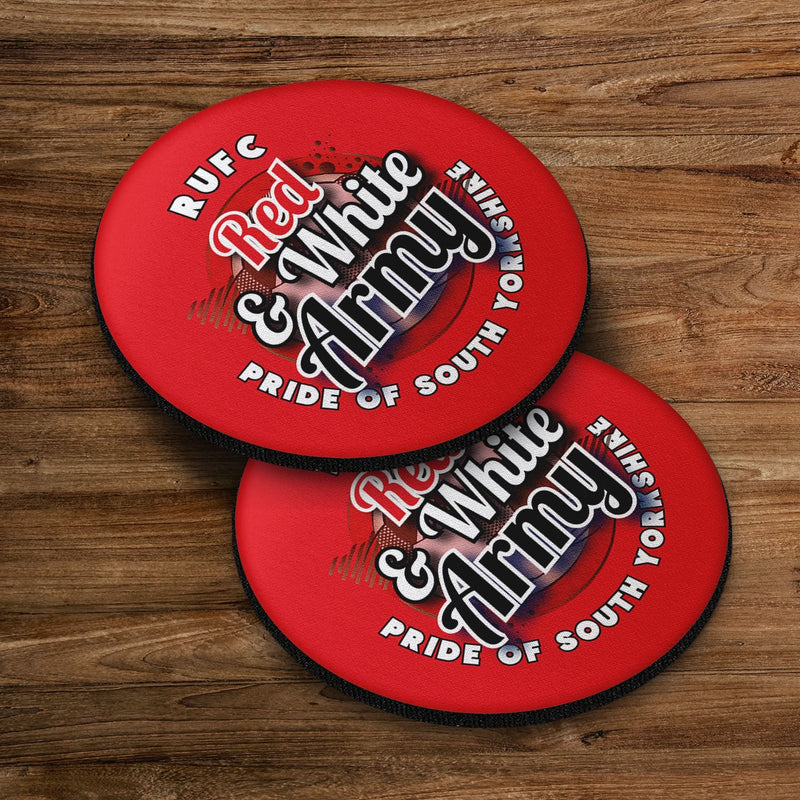 Rotherham RWA - Football Coaster - Square Or Circle