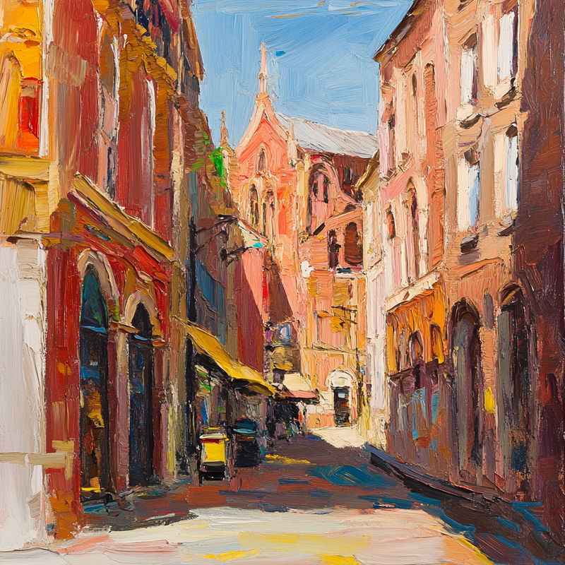 Rue de la Trinité Canvas