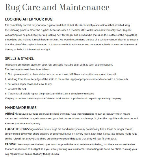 Eco-Washable Heritage Garden Rug