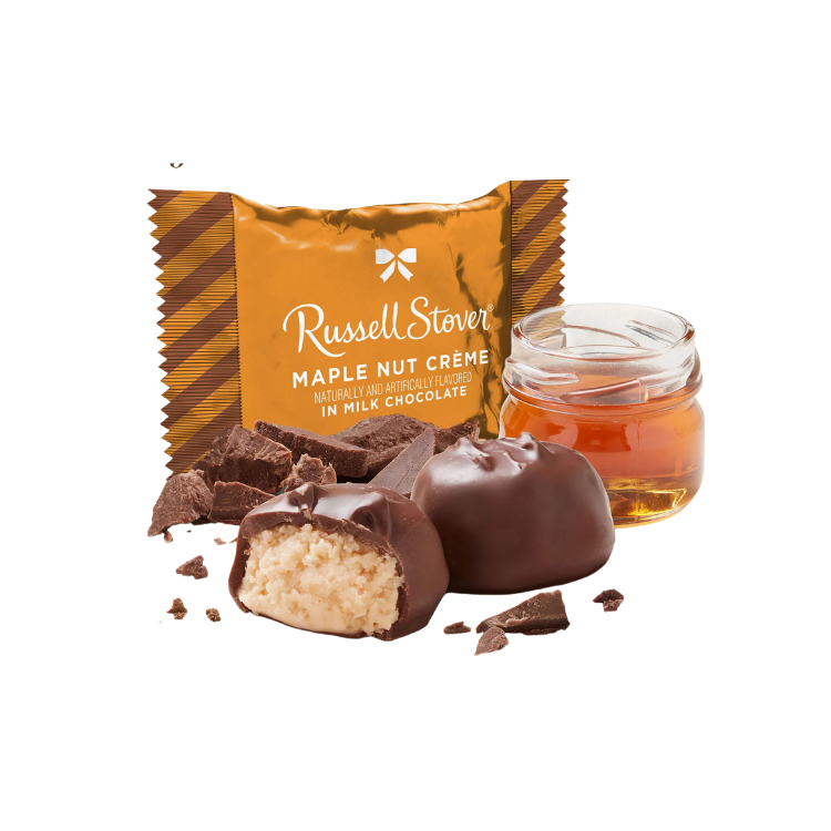 Russell Stover from Lindt | Maple Nut Creme Milk Chocolates