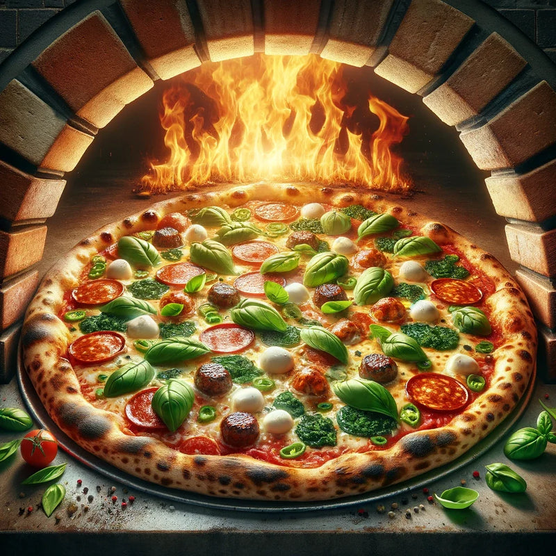 Rustic Italian Pizza Canvas