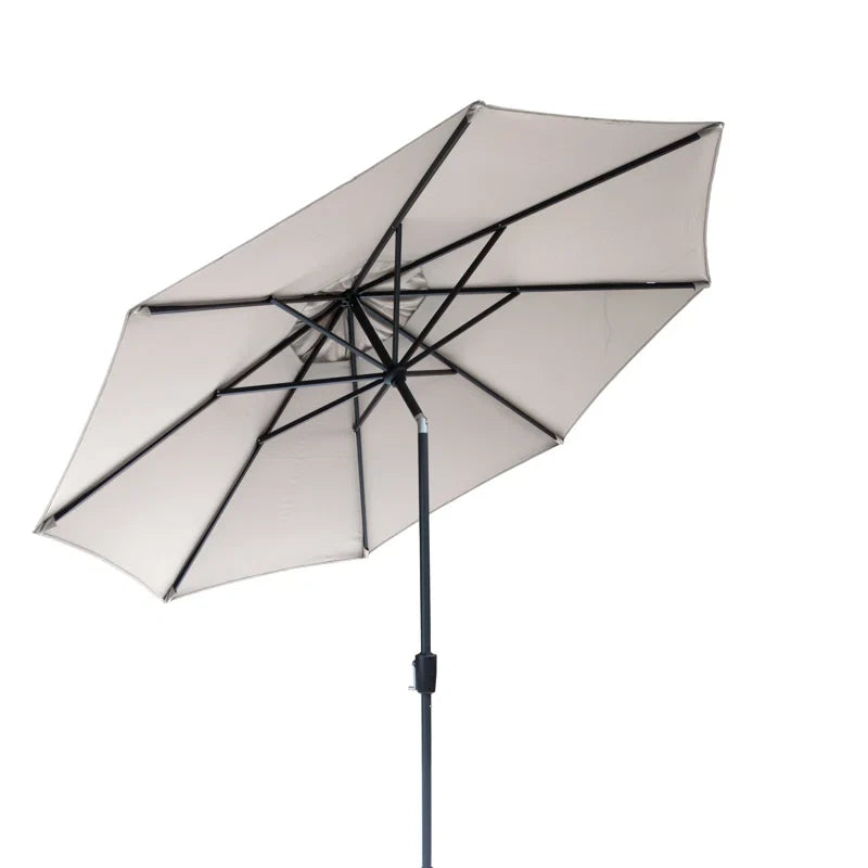Elizabeth Mouse Grey Parasol 2.2m no val