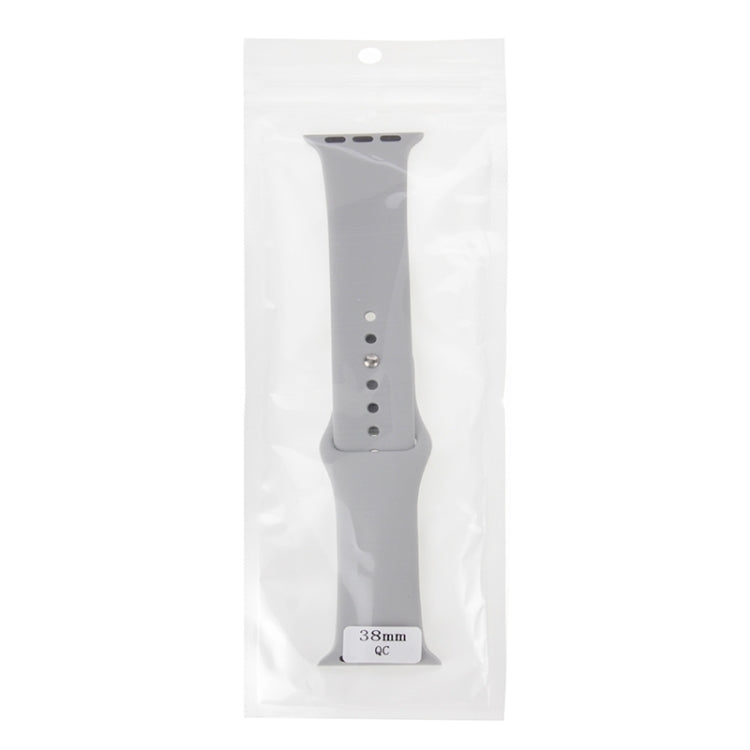 For Apple Watch Sport 42mm High-performance Longer Rubber Sport Watch Band with Pin-and-tuck Closure