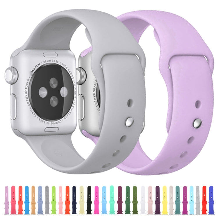 For Apple Watch Series 10 42mm / 9&8&7 41mm / SE 3&SE 2&6&SE&5&4 40mm / 3&2&1 38mm 3 in 1 Rubber Watch Band with Pin Buckle, For Apple Watch Series 9&8&7 41mm / SE 3&SE 2&6&SE&5&4 40mm