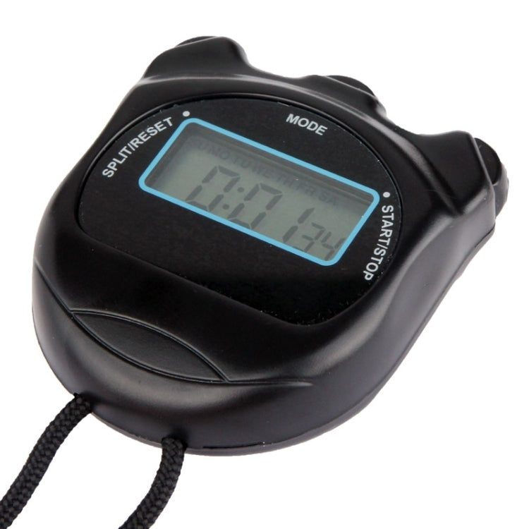 PS50 Stopwatch Professional Chronograph Handheld Digital LCD Sports Counter Timer with Strap, PS50