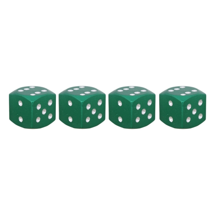 Universal 8mm Dice Style Aluminium Alloy Car Tire Valve Caps, Pack of 4, Dice Style 4, Dice Style, Dice Shape 5, Dice Style 5, Dice Style  5