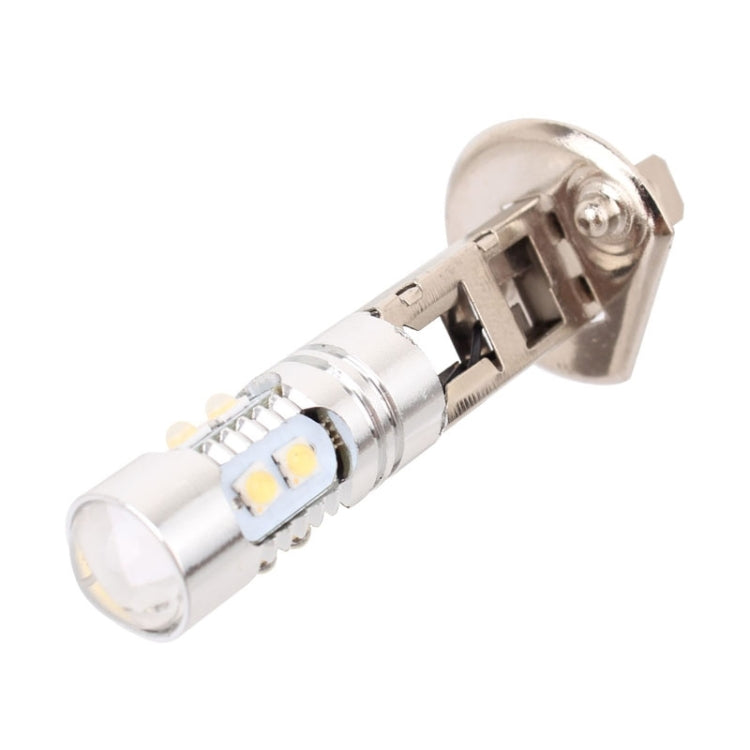 H1 50W 600LM 5500K  White Light 10 SMD-2828-LEDs Car Foglight , Constant Current , DC12-24V, H1