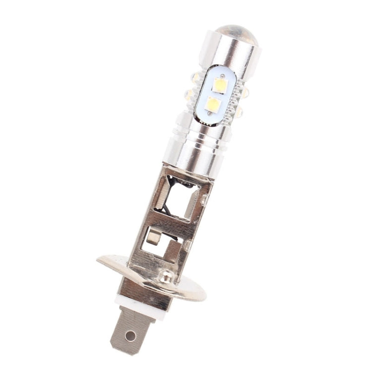 H1 50W 600LM 5500K  White Light 10 SMD-2828-LEDs Car Foglight , Constant Current , DC12-24V, H1