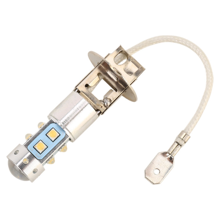 H3 50W 600LM 5500K  White Light 10 SMD-2828-LEDs Car Foglight , Constant Current , DC12-24V, H3