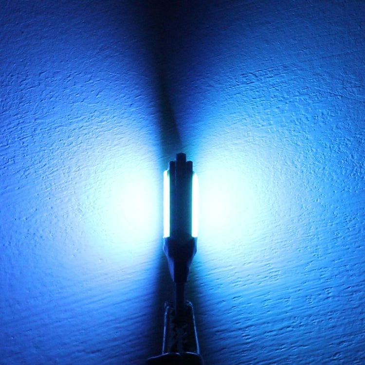 2 PCS T10 6W 180LM Double-Faced 2 COB LED Decode Canbus Error-Free Car Clearnce Reading Lamp, DC 12V, 2 COB LEDs