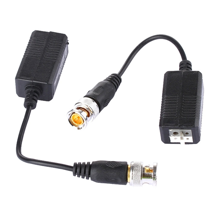 2 PCS HD 205C Coaxial CVI/TVI/AHD 1CH Passive Transceiver Video Balun ...