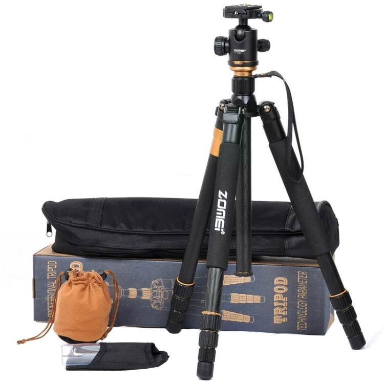 ZOMEI Z688 Portable Professional Travel Magnesium Alloy Material Tripod Monopod with Ball Head for Digital Camera, Z688