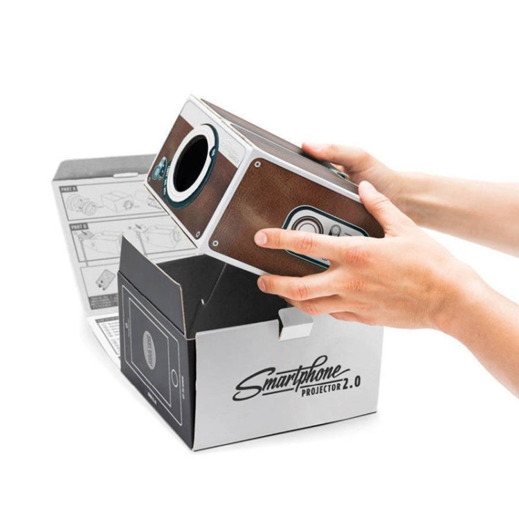 Cardboard Smartphone Projector / DIY Mobile Phone Projector Portable Cinema, S-DMP-0016Z, S-DMP-0016