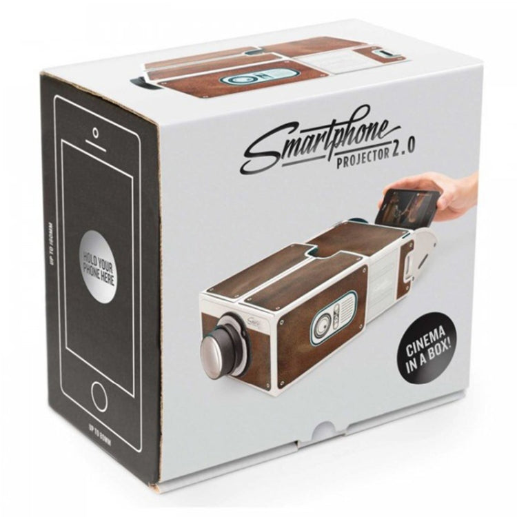 Cardboard Smartphone Projector / DIY Mobile Phone Projector Portable Cinema, S-DMP-0016Z, S-DMP-0016