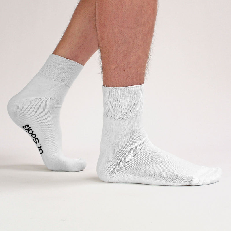 4 Pack Extra Wide Bamboo Diabetic Ankle Socks