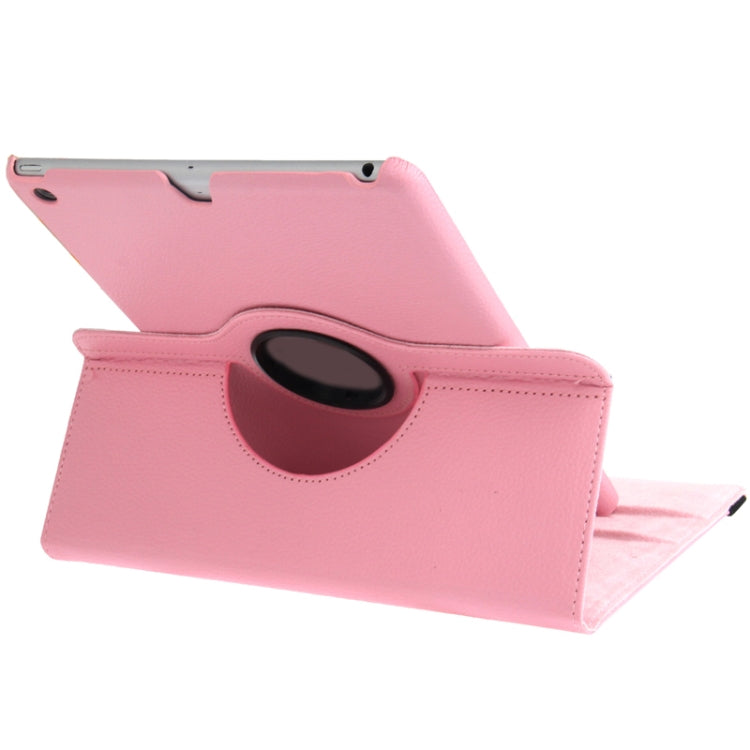 Litchi Texture 360 Degrees Rotation Leather Tablet Case with Holder for iPad Air / Air 2 / iPad 9.7 2017 / iPad 9.7 2018