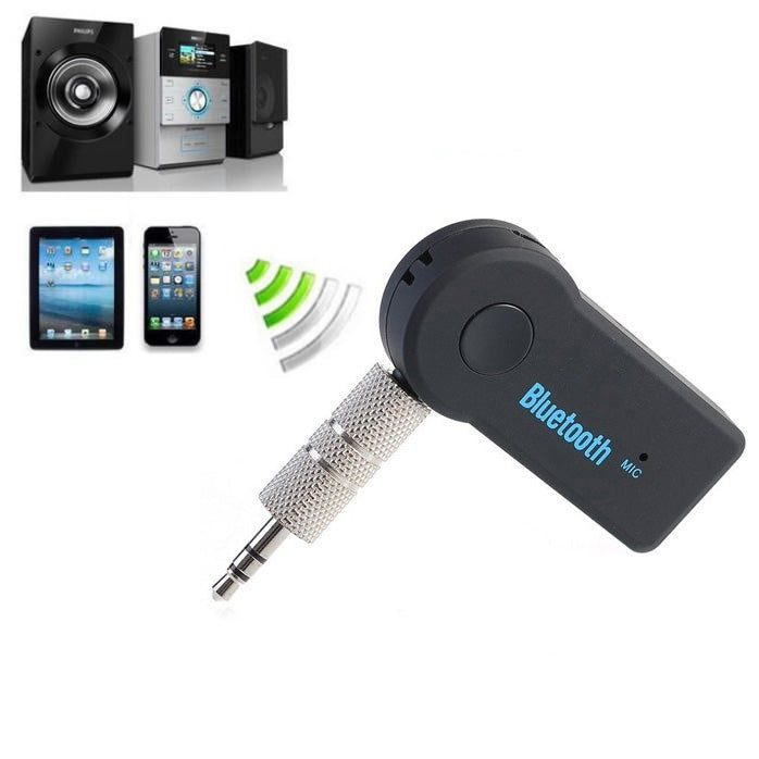 Car Bluetooth Handsfree Music Mic Receiver For iPhone, Galaxy, Sony, Lenovo, HTC, Huawei, and other Smartphones, Mic Receiver