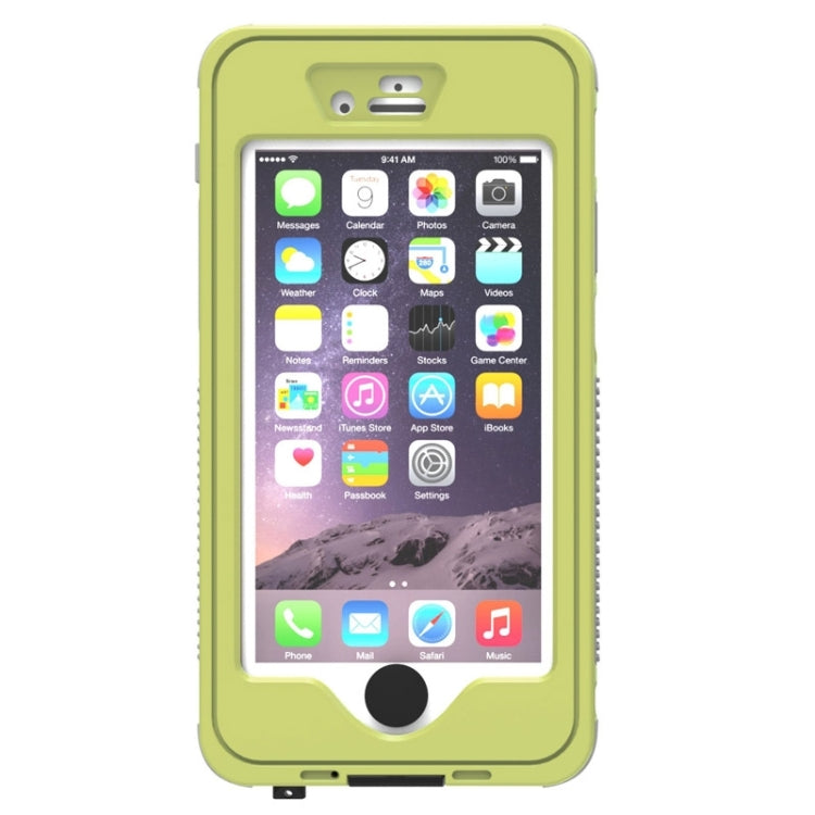 Waterproof Dustproof Shockproof Crushproof Noctilucent Protective Case with Holder for iPhone 6 & 6S