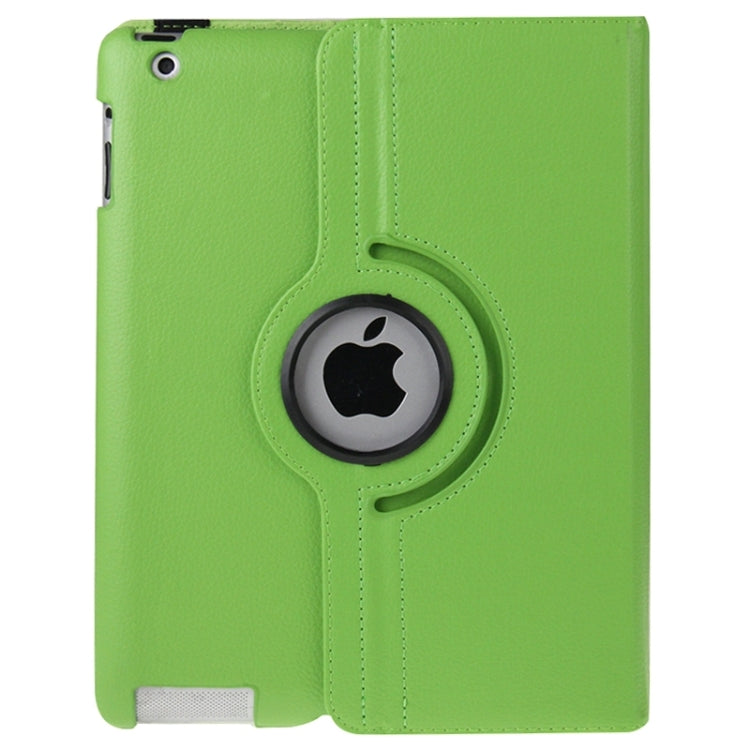 360 Degree Rotatable Leather Case with Sleep / Wake-up Function & Holder for New iPad (iPad 3), Sapphire Blue, For New iPad (iPad 3)