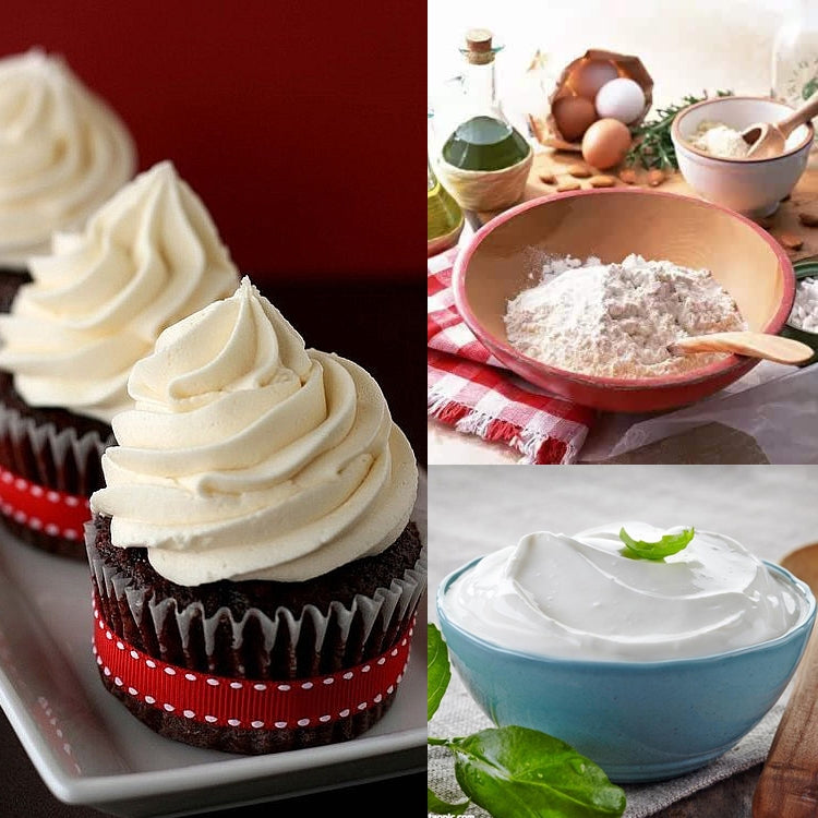 4 PCS Silicone Scraper Butter Spreader Knife Cake Smoother Cake Baking Tool, Silicone Scraper(Blue), Silicone Scraper(Pink)