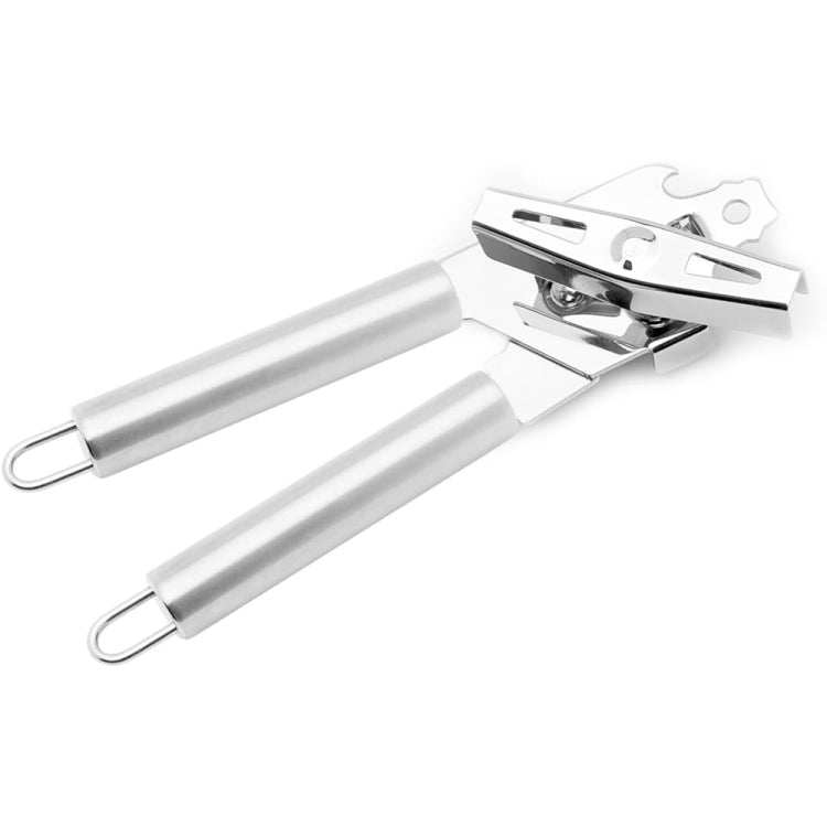 Multi-Functional Stainless Steel Can Bottle Opener, Silver