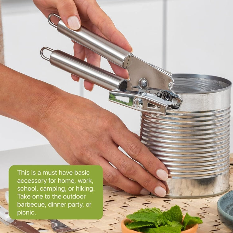 Multi-Functional Stainless Steel Can Bottle Opener, Silver
