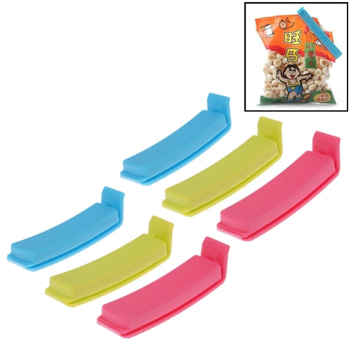 6pcs Food Storage Bag Sealing Clips Sealer Food Clip, 6 PCS