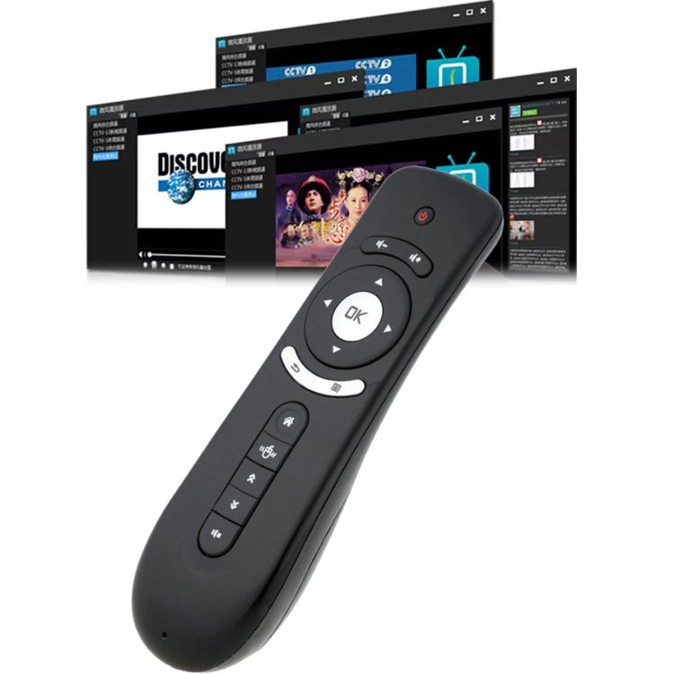 T2 Gyroscope Mini Fly Air Mouse 2.4G Android Remote Control 3D Sense Motion Stick for Desktop / Laptop, T2