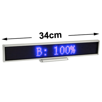 Display Resolution: 128 x 16 Pixels, Length: 41cm, 黄光, Blue, Green