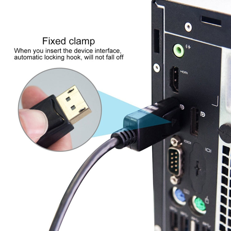 DisplayPort Male to HDMI Male Adapter Cable, Length: 1.8m, DP to HDMI Male White